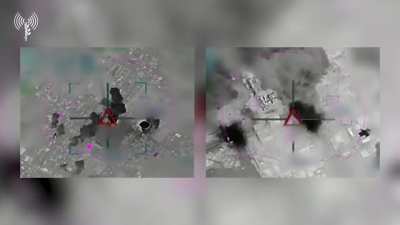 New footage of the IDF airstrike that killed Hamas deputy military chief Marwan Issa.
