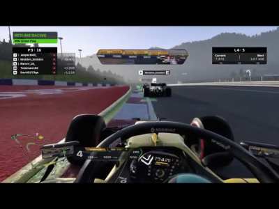 Was it my fault or the guy in front of me?