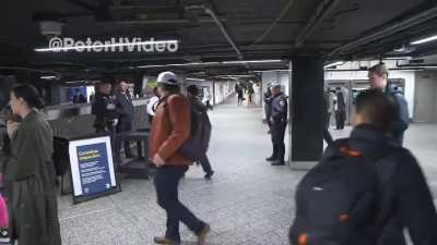Governor come on, you take the problem people and take them off the subway. Not whatever the fuck this is