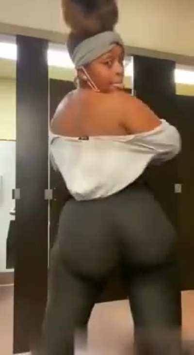 Whopperme almost gets caught ass clapping in the mall bathroom