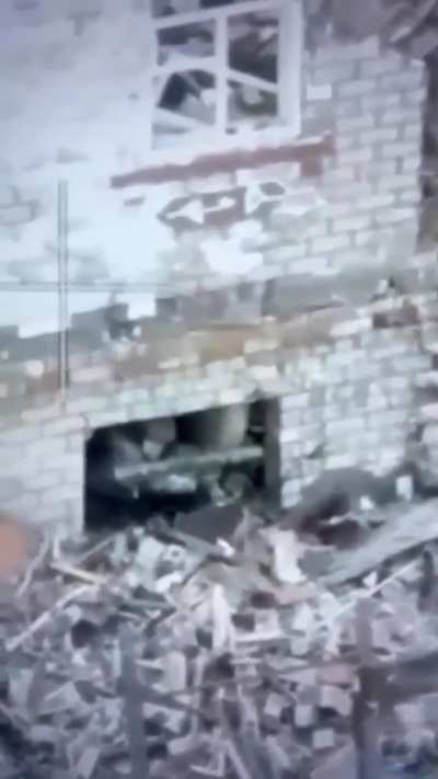 Russian smokes himself with a ATGM. 