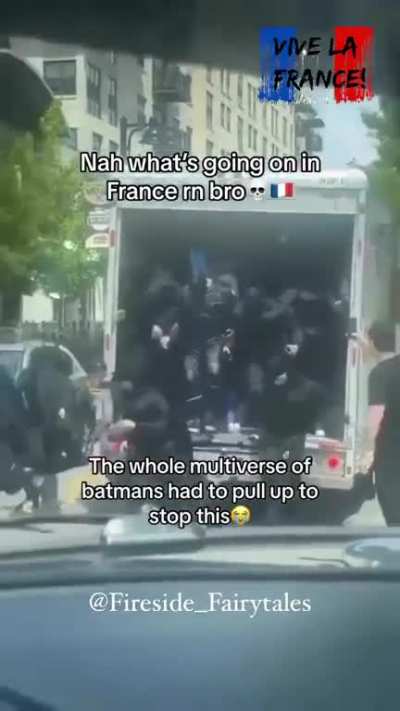 Riots will end soon in France