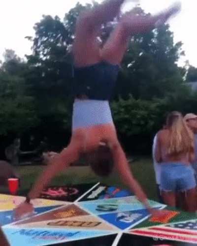 This is how you hand stand