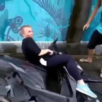 Hard-core parkour......
