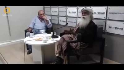 Sadhguru calls Indian Express Journalism 'Trash' IN FRONT of the entire Indian Express Team!!!