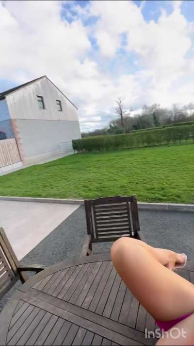 We went for lunch to a country pub, I ended up with hubby’s cock in my throat and and a big dildo in my pussy in the carpark behind the pub… [f]