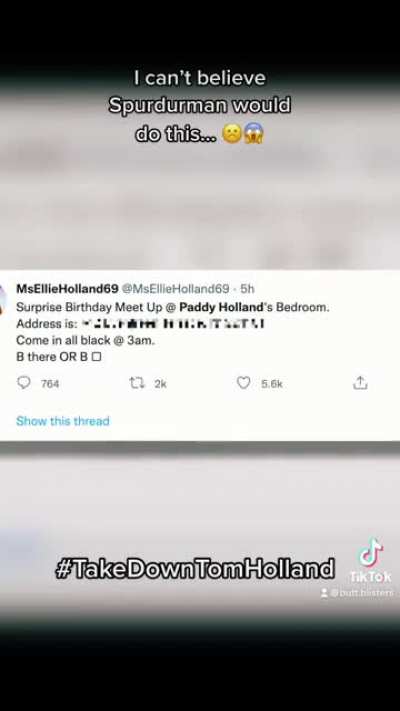 Trolling Tom Holland fans with ridiculous fake news stories.