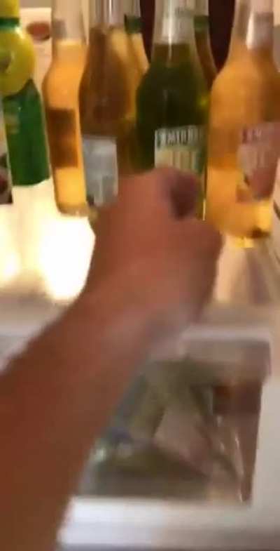 Taking a drink to relax