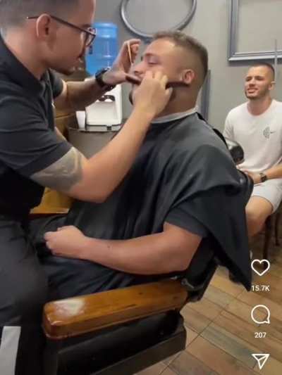 that guy on the back cant wait his turn.