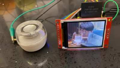 SDMMC 220x176 15 fps GIF, 48000 Mono PCM, Arduino_GFX ESP32SPI_DMA ILI9225