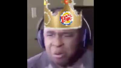 burgerking man in plain go