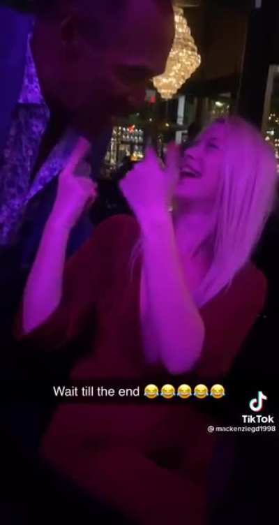 I’m not sure what’s the most cringing part…the thinking you would look cool taking a video/picture with a murderer or that kiss swerve at the end