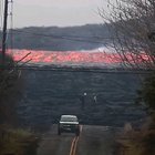 Amazing footage of a river of lava moving at an incredible speed captured by photographer Ken Boyer. (This is not a time-lapse video)