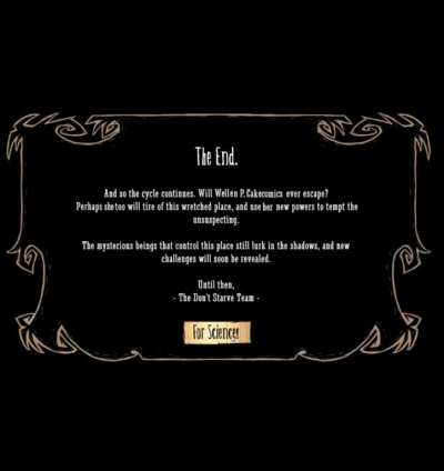 And that's how Wellen's story ends. Perhaps she will come back one day, but until then - farewell