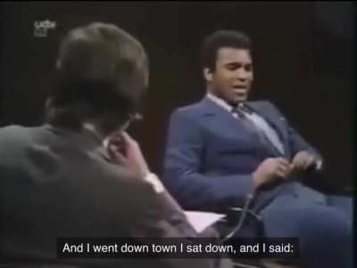 Muhammad Ali shares a story of him going to a diner after winning the Olmypic Gold Medal