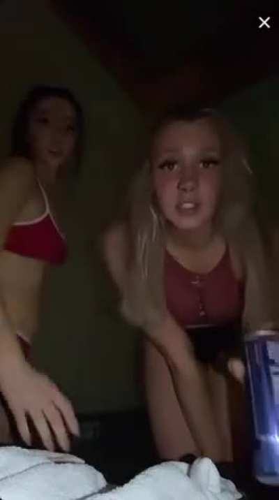 Sexy red bikini live