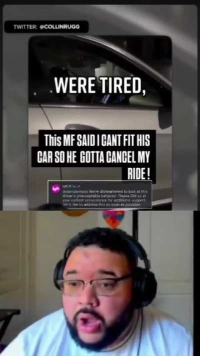 His tires are tired