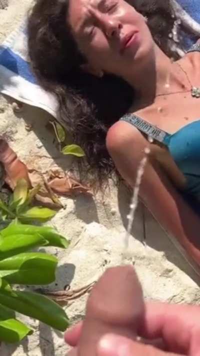At the beach