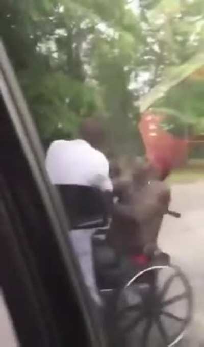 Fighting a guy in a wheelchair
