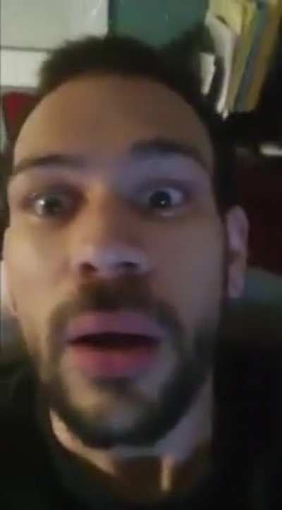 Dude takes his first dmt hit (then blacks out) 