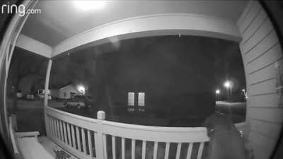 Idiot knocks himself out fighting a door...