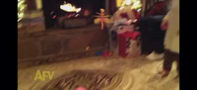They make her watch this every Christmas before opening presents