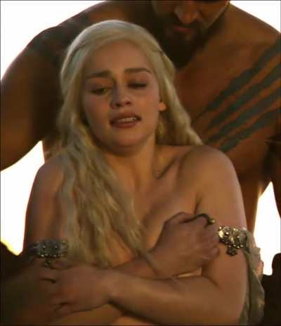 Emilia Clarke in “Game of Thrones”