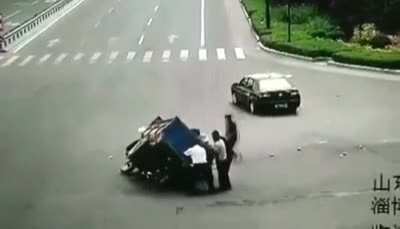 HMFT after I piss off my motorcycle cart.