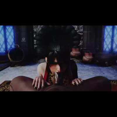 Morrigan Blowjob [Dragon Age] (Pewposterous)