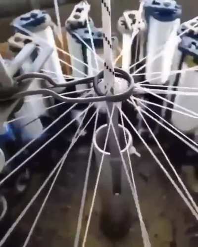 Never knew the process to make laces were so satisfying.