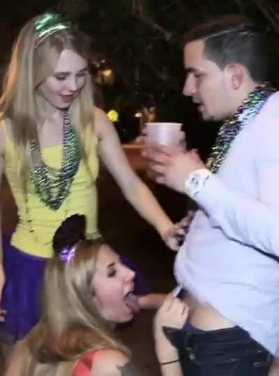 Surprise! After party I suck your Dick