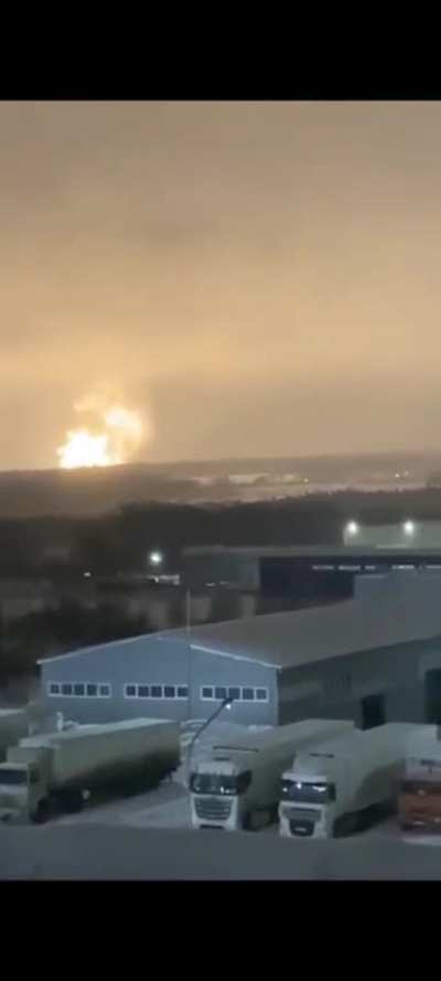 A powerful explosion occurred near the russian city of Izhevsk. It is known that there is a training ground and a military factory that manufactures rocket engines nearby.