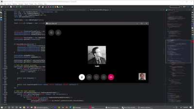 Screen sharing with your boss ...