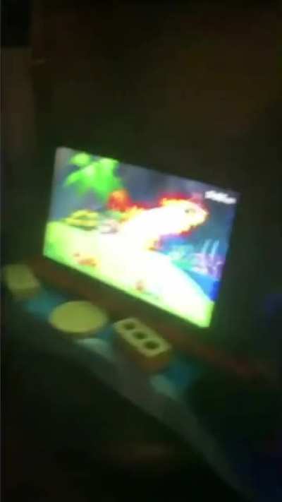 They were playing Smash, and this happened.