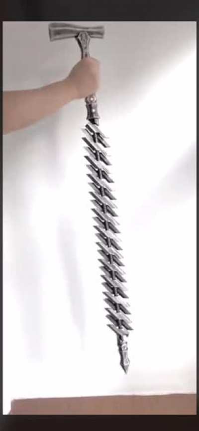 A functional Threaded Cane (Made by: Deutschgreen)