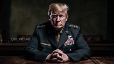 Trump, Biden, and Obama Play with Hitler