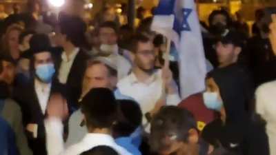 Gangs of Jewish supremacists swarm Palestinian East Jerusalem, chanting “Death to the Arabs. Jews are souls! Arabs are sons of wh*res!”