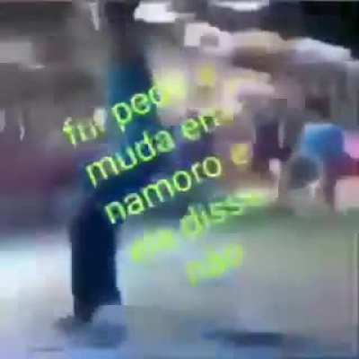 Cadeirante saiu correndo