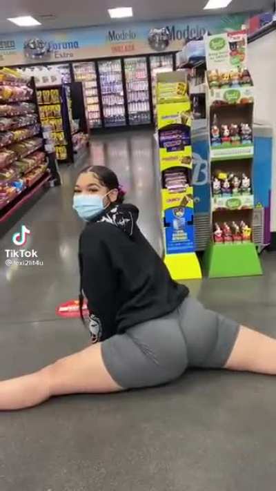Hit the split on the...