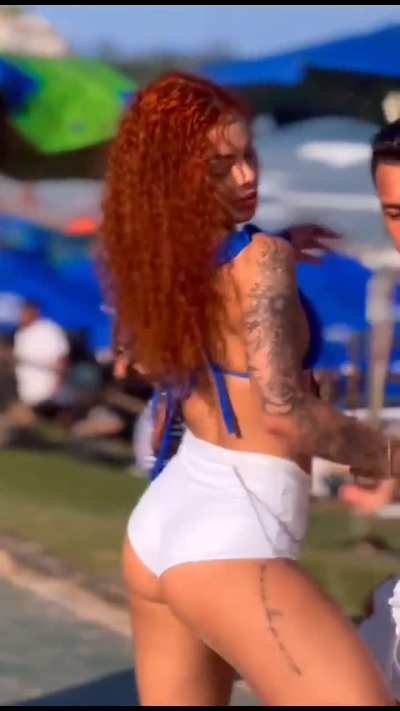 Rayssa Oliveira Dancing and Pu$$y poppin on the beach