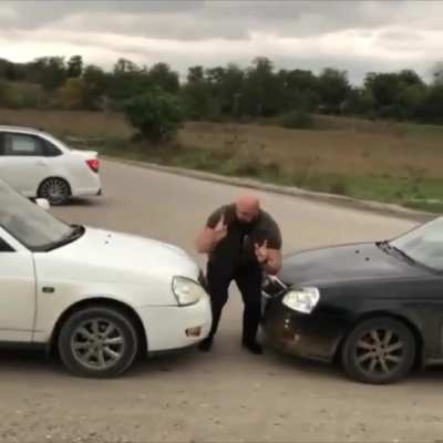 Tug of war in reverse?