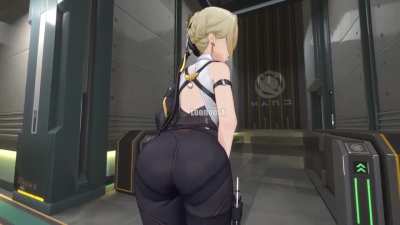 Evelyn Booty Tease w/ Drum SFX