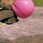 Weed whacker vs Water balloon