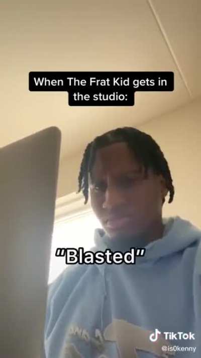Frat kid do spitting bars