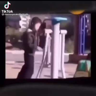 Prepare for trouble. make it double! kid gets owned by an inanimate object.