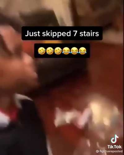 Kid walked on air