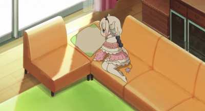 Kanna-chan wants to sleep but she is too cute [Kobayashi-san Chi no Maid Dragon]
