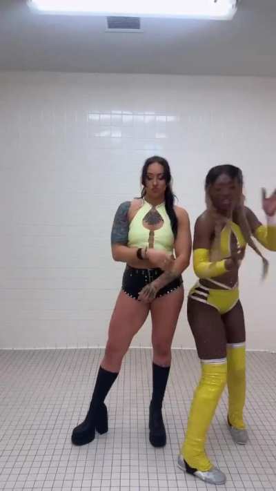 Queen Aminata giving Kris a birthday lap dance
