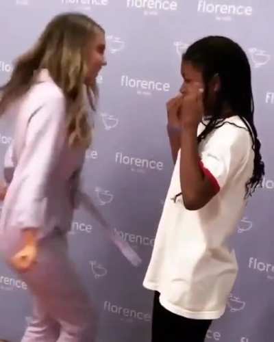 Dancing during fan meet