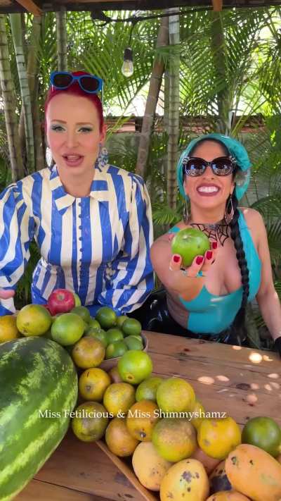 Fruit ladies 🍋‍🟩🍉